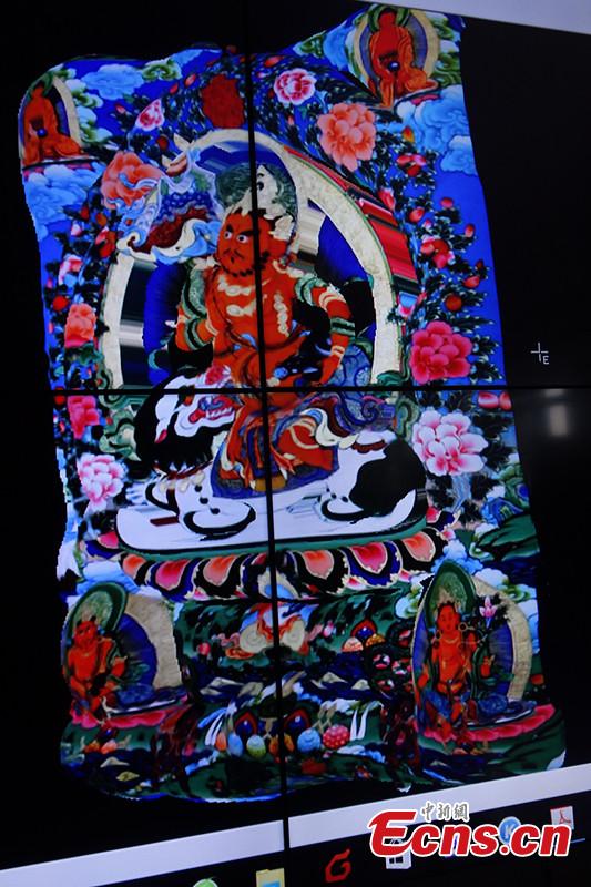 3D Thangkas made in Qinghai(1/1)