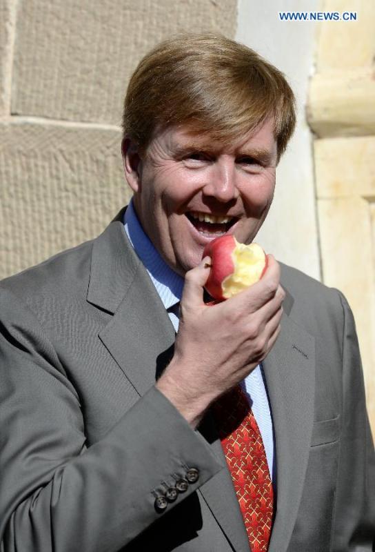 King of Netherlands arrives in Yan'an for visit(1/4)