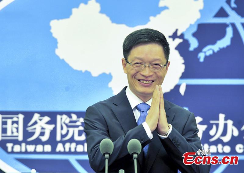 New spokesman of Taiwan Affairs Office of the State Council faces to medias(1/1)