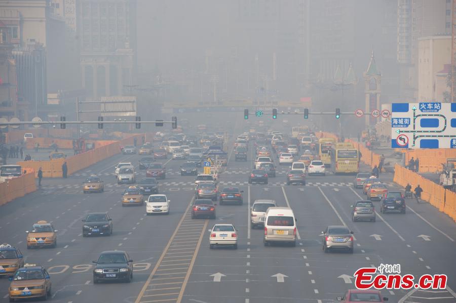 Smog blankets Heilongjiang(1/5)