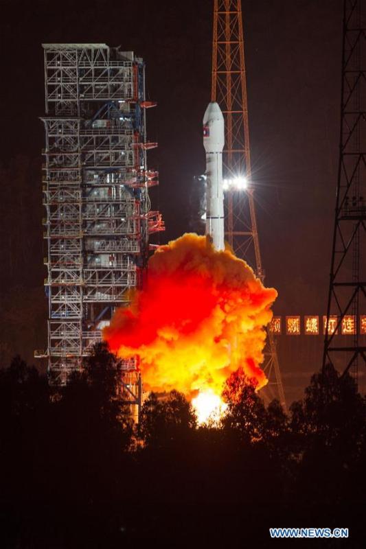 Lao Sat-1 satellite launched at Xichang Center in China (1/4)