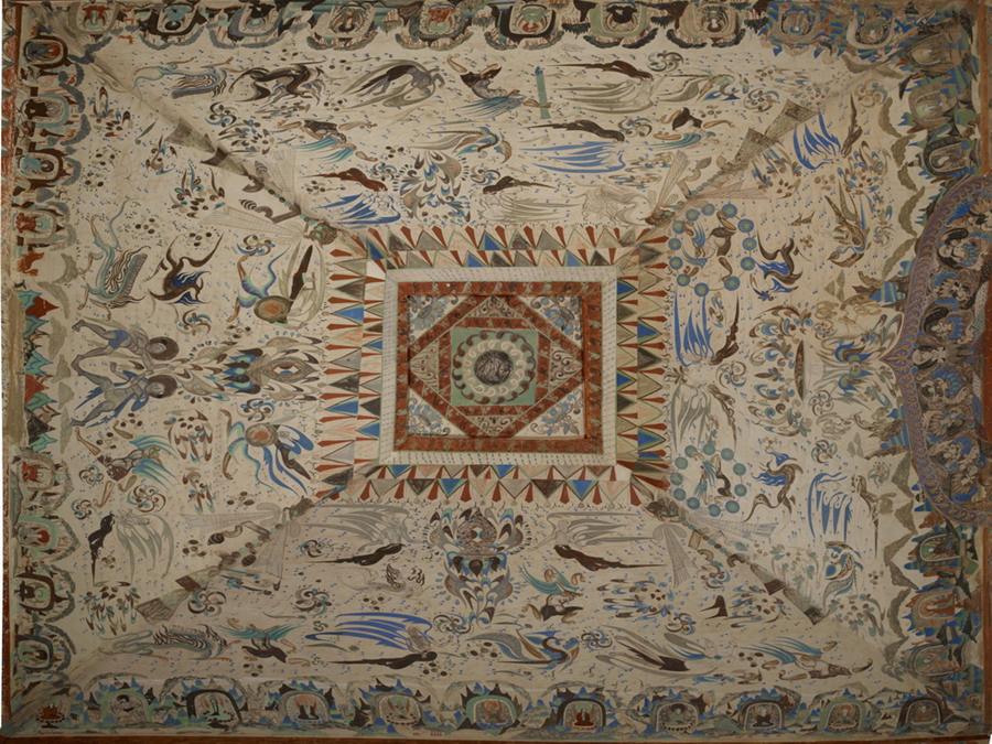 Replicas of China's Mogao Grottoes will visit the U.S. in 2016(1/6)
