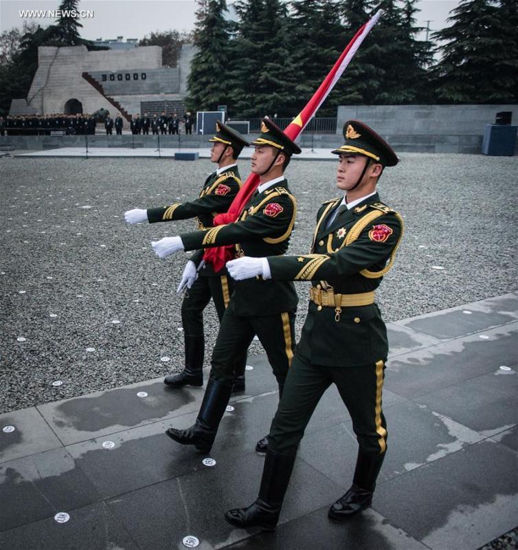 China holds memorial for Nanjing Massacre victims (1/3)