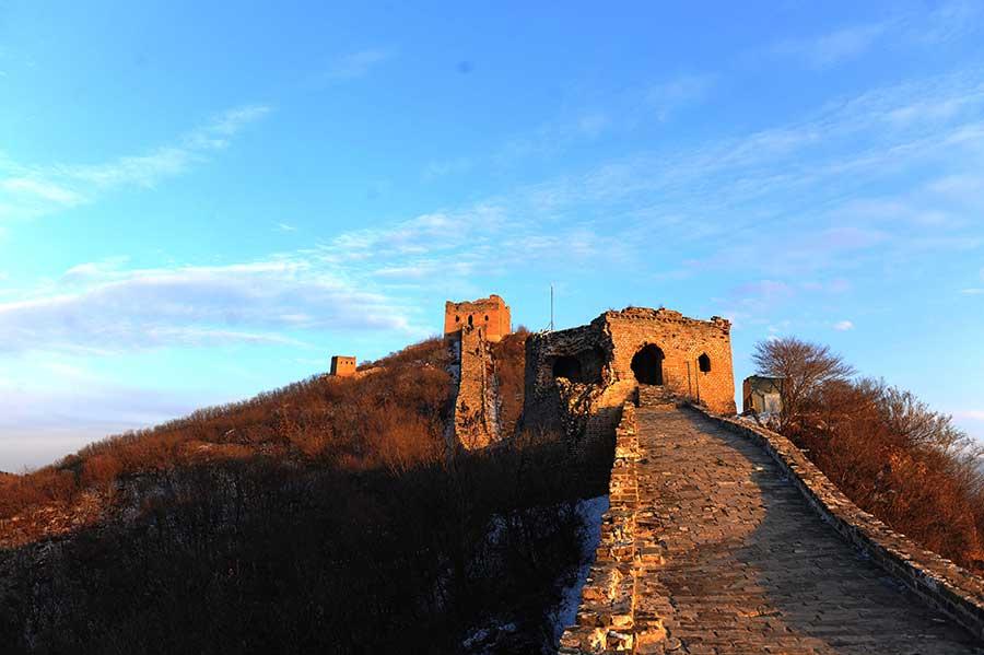 Sublime scenery of Simatai Great Wall in Miyun county, Beijing(1/6)