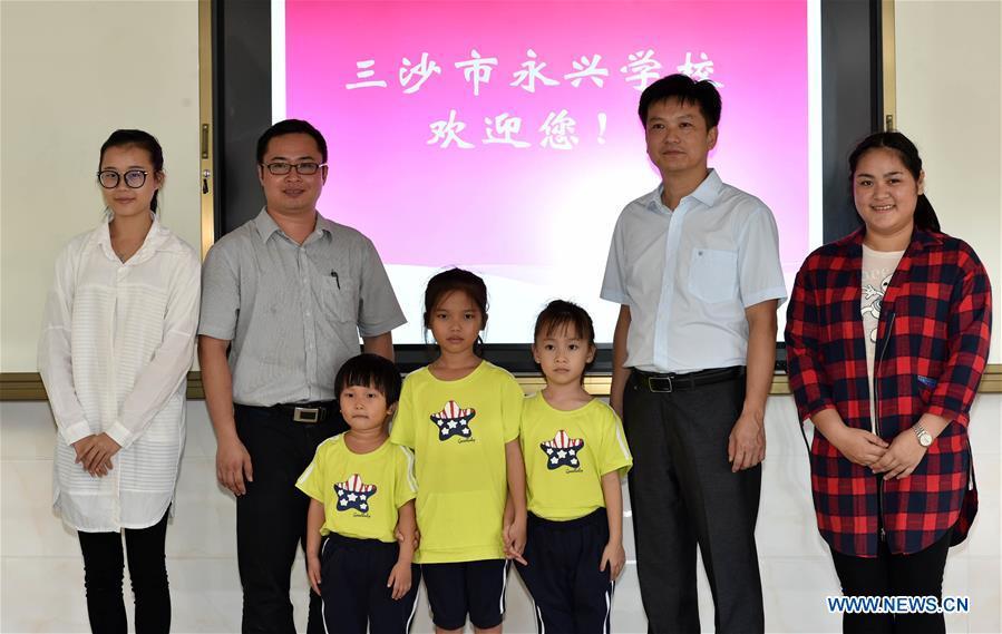 Yongxing School opens in China's southernmost island city(1/10)