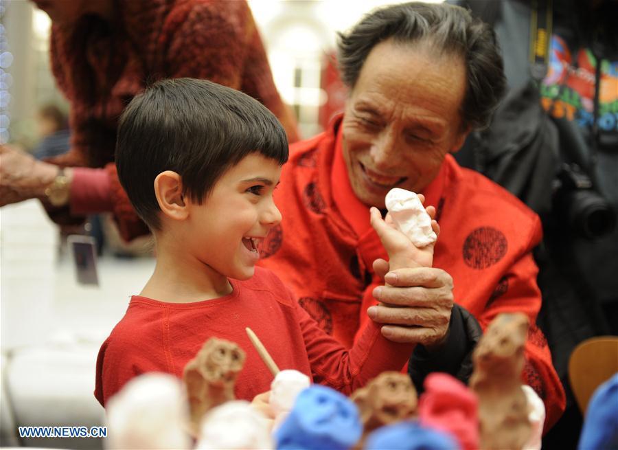 People attend Family Day to celebrate Chinese Lunar New Year in D.C. (1/6)
