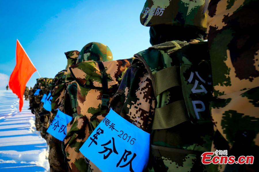 Border soldiers train hard for festival safety (1/5)