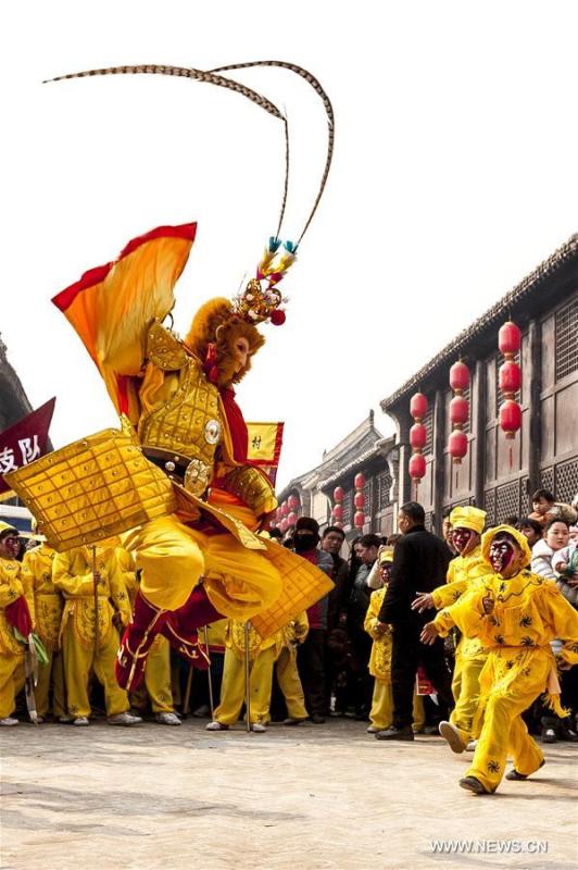 Traditional celebration for Spring Festival held in Henan (1/4)