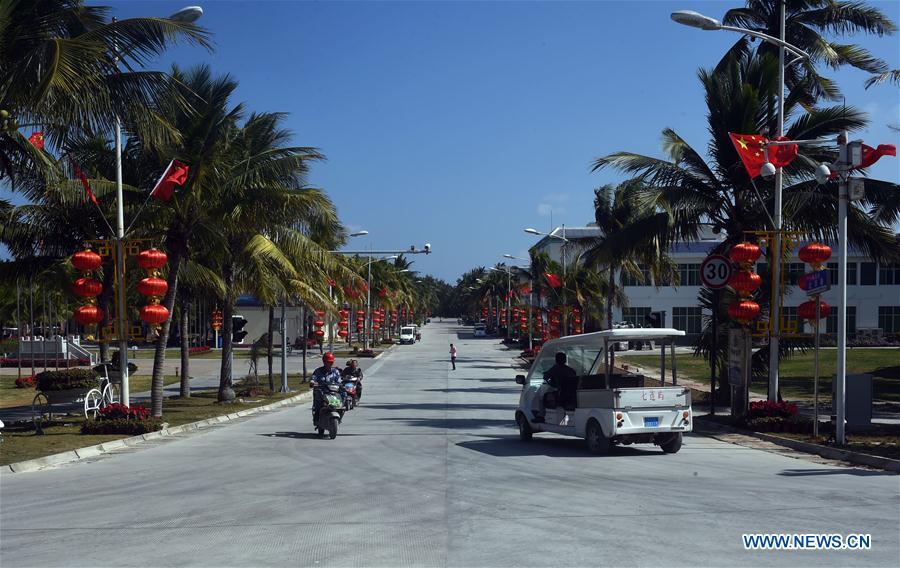 China's Yongxing Island ready for traditional Spring Festival(1/2)