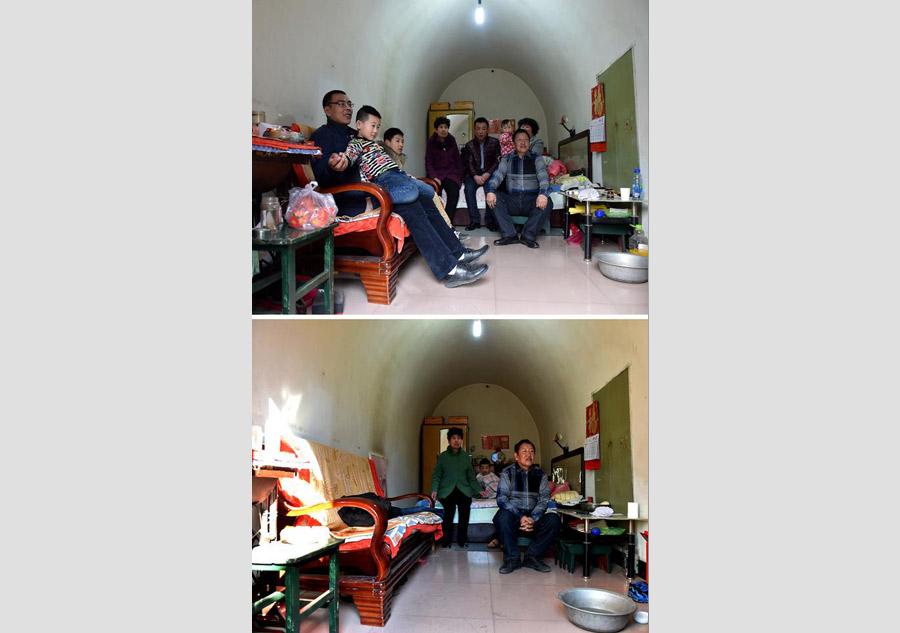 Elders, children cope alone in village after Spring Festival reunion(1/6)