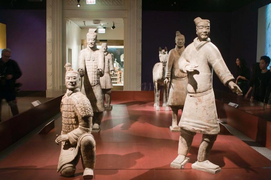 China's terracotta warriors exhibited at Chicago's Field Museum(1/3)
