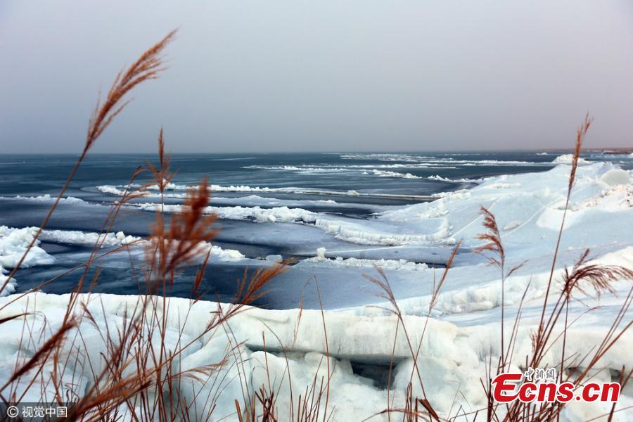 Ice jams on China's largest inland freshwater lake(1/3)