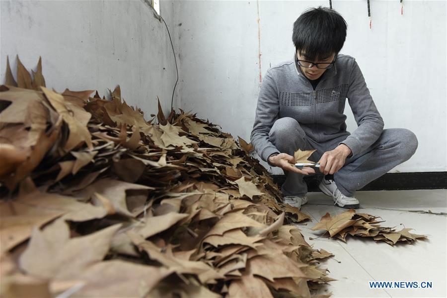 Folk artists and their leaf handicrafts (1/7)