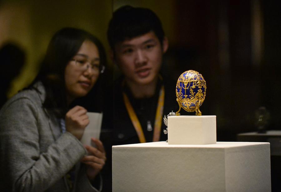 Faberge's Russian treasures on display at Palace Museum(1/3)