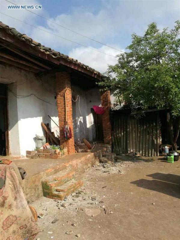 4.6-magnitude earthquake hits SW China's Gejiu(1/3)
