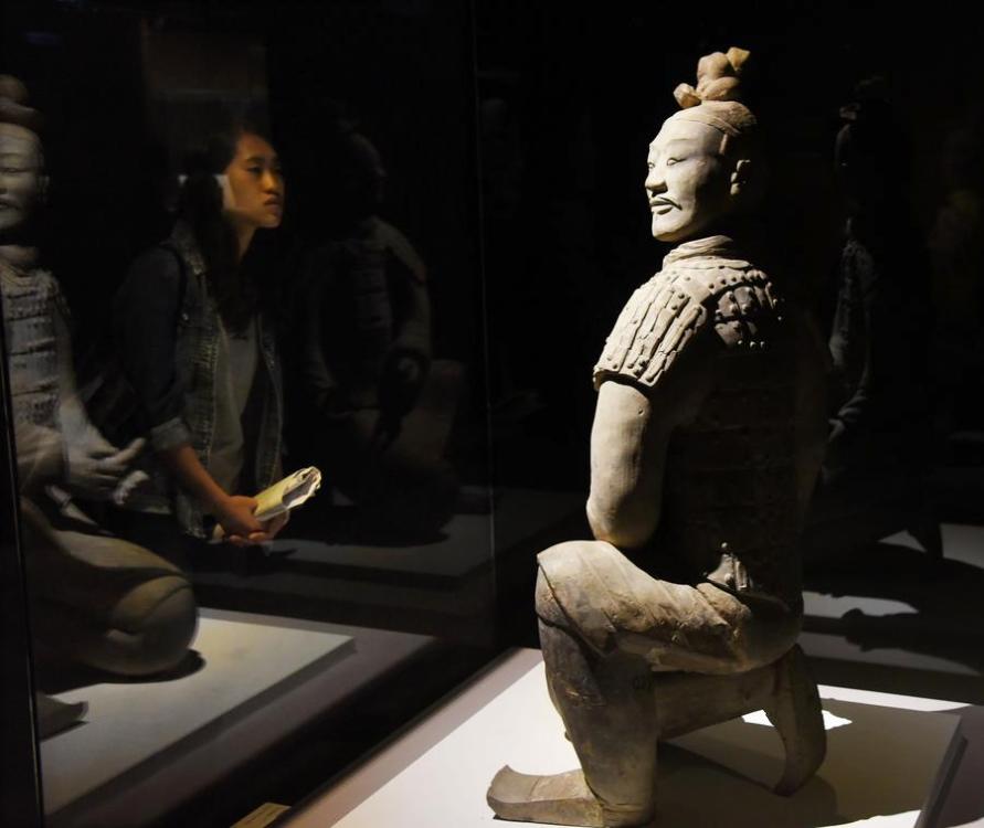 Large Qin culture exhibition staged at Taipei Palace Museum(1/7)