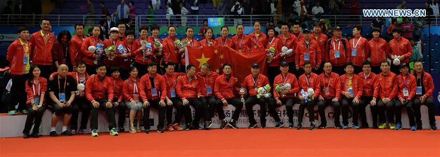 China claims title at Uber Cup badminton championship(1/6)