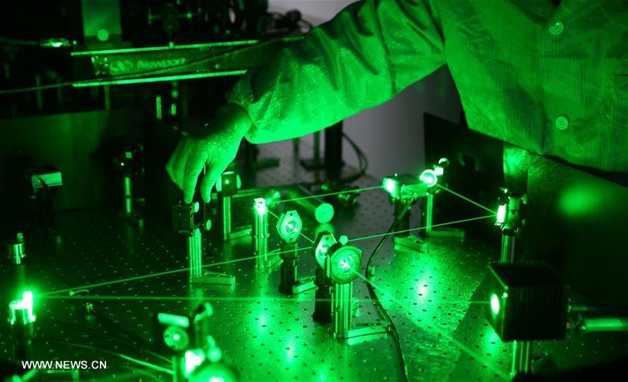 China to launch the world's 1st quantum communication satellite(1/10)