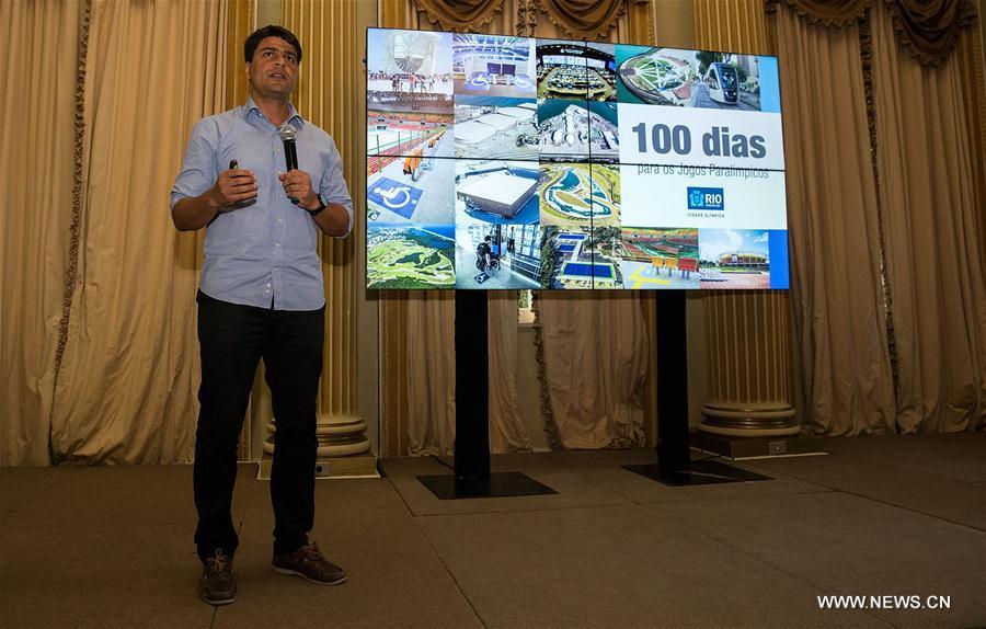 100 days until start of Paralympic Games marked in Rio (1/6)