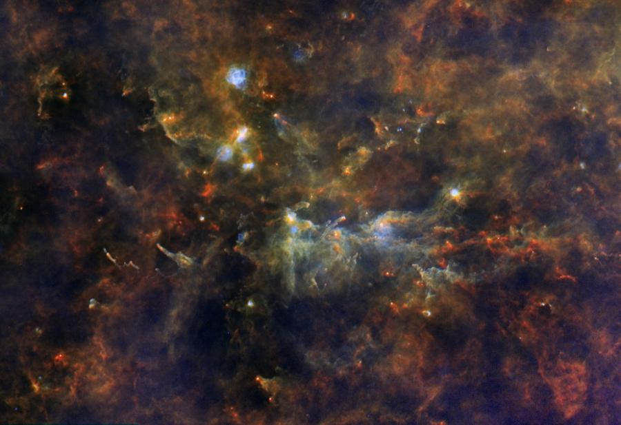 New stars born in galaxy(1/3)