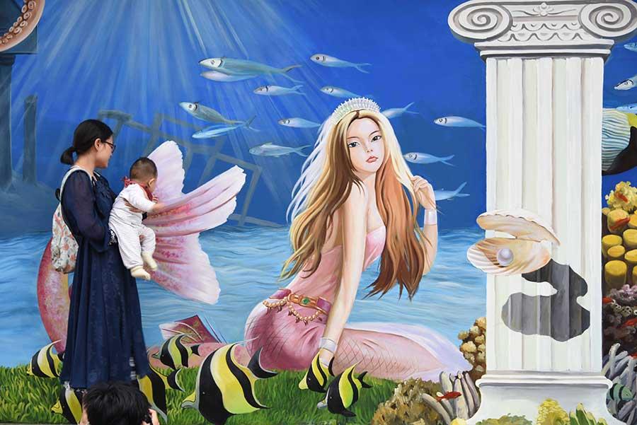 3D painting welcomes G20 Summit in Hangzhou(1/4)