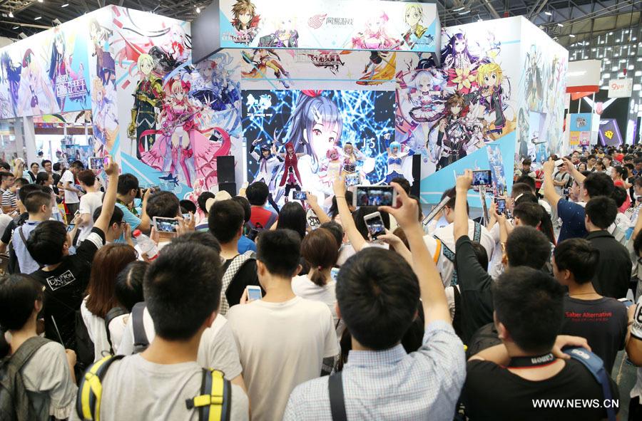 China Int'l Cartoon & Game Expo kicks off in Shanghai(1/5)