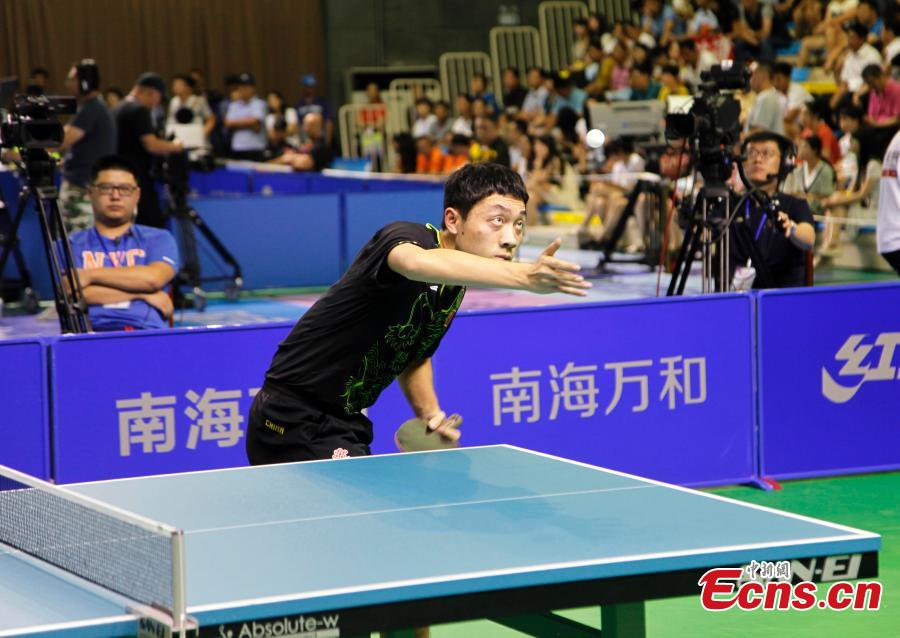 Table tennis players warm up for Rio Olympics(1/3)