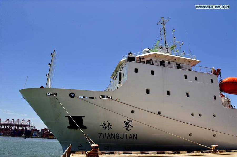 China's deep-sea explorer ship sets sail from Shenzhen(1/3)