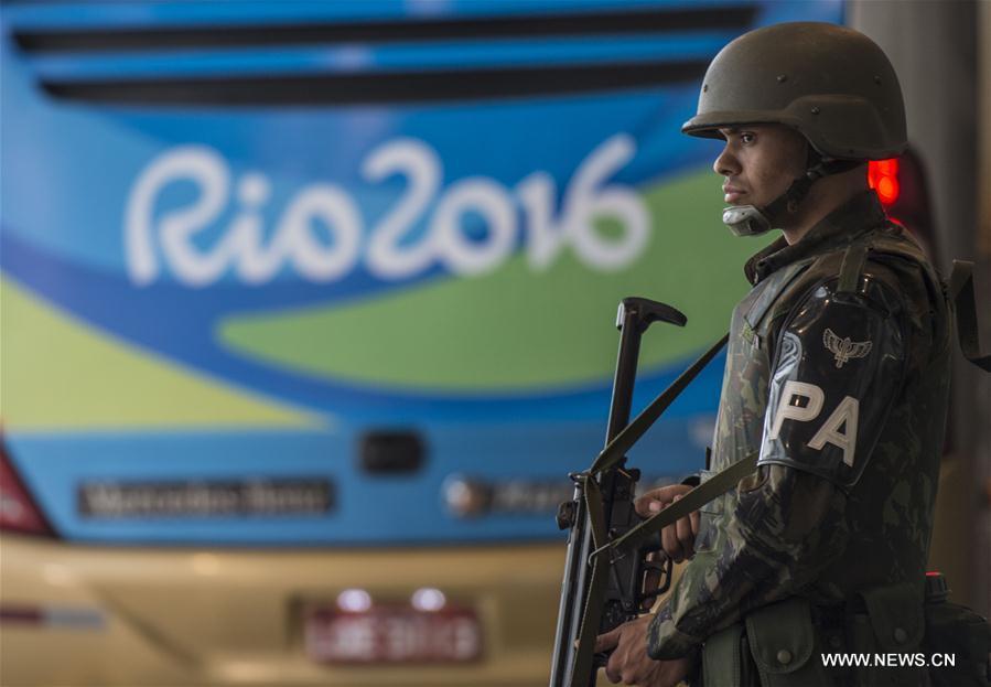 Brazil beefs up security during Rio 2016(1/6)