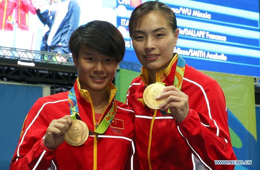 China wins first diving gold medal of Rio Games(1/10)