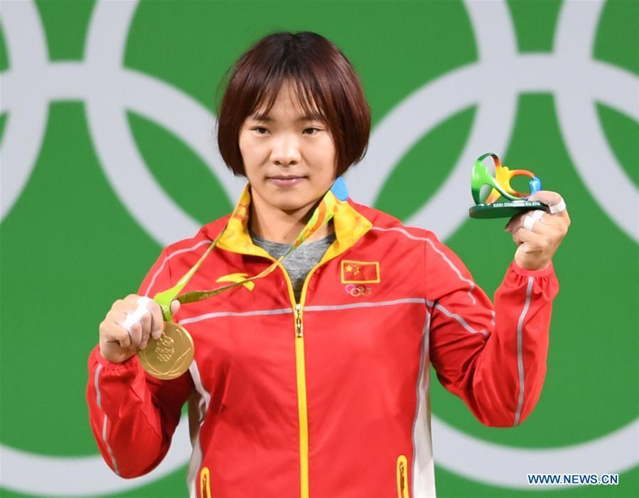 Xiang Yanmei wins women's weightlifting 69kg gold for China(1/8)