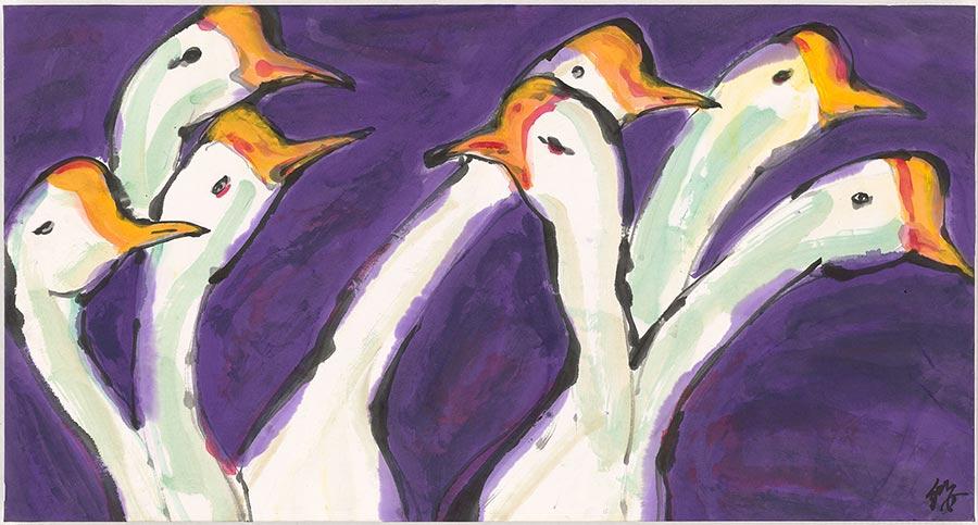 Ink painters turn experimental mode(1/7)