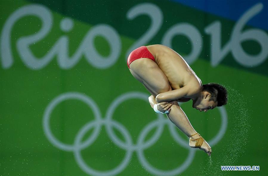 Chen wins China's 7th diving gold of Rio Olympics (1/5)