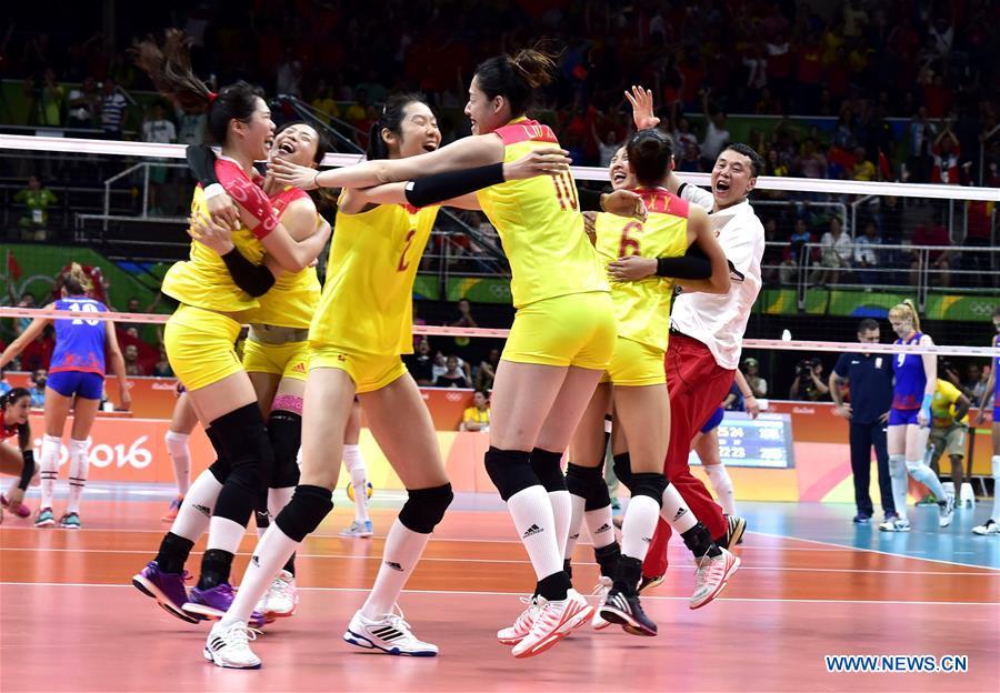 China wins Olympic women's volleyball gold(1/5)