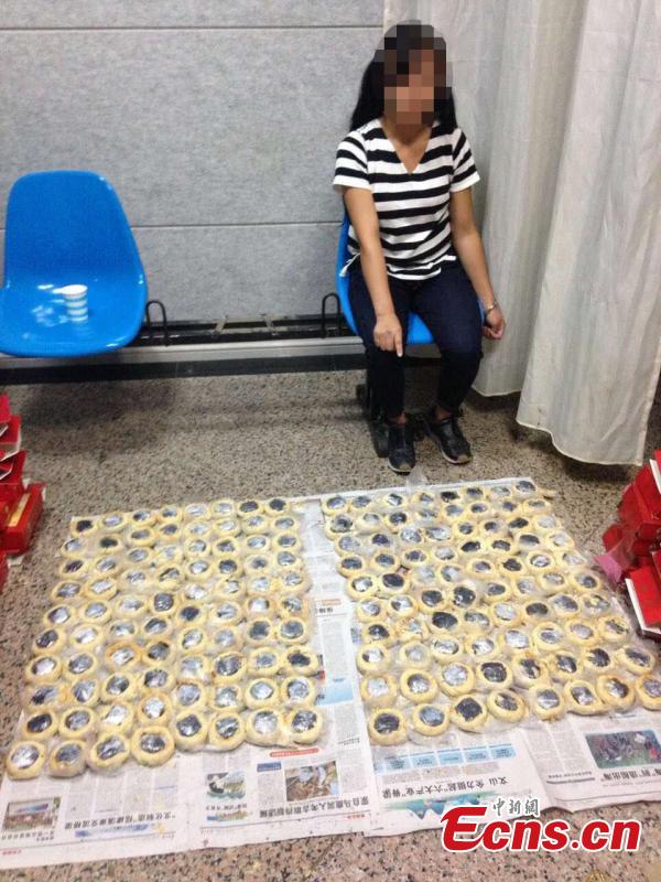 Myanmar pregnant woman caught in drug trafficking in Yunnan(1/2)