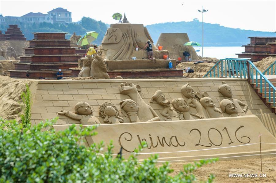 G20 themed art welcomes the summit(2/7)