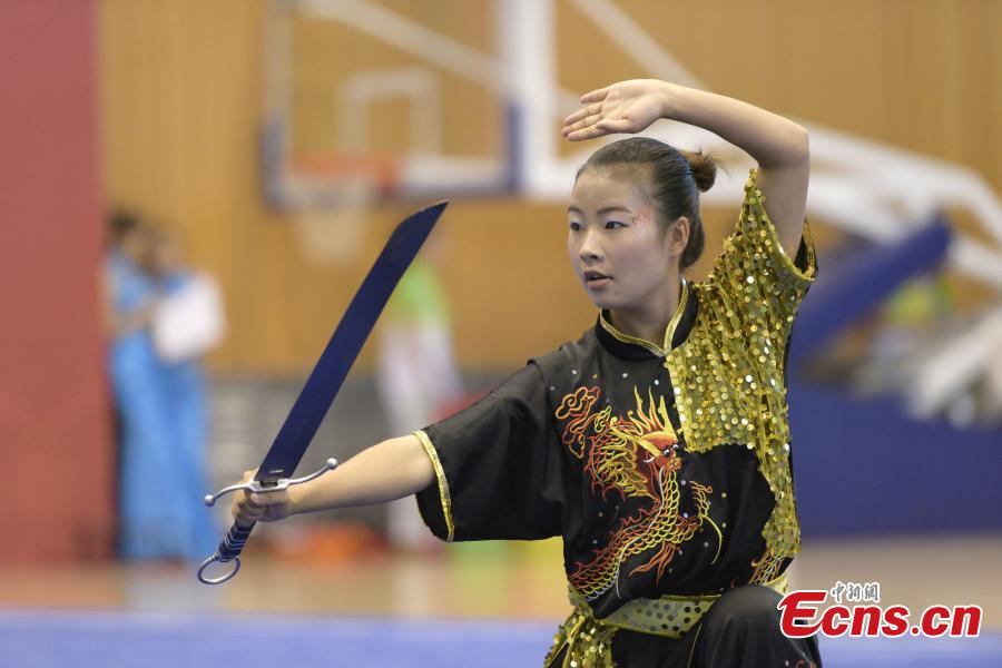 TCM schools hold kung fu contest (1/6)