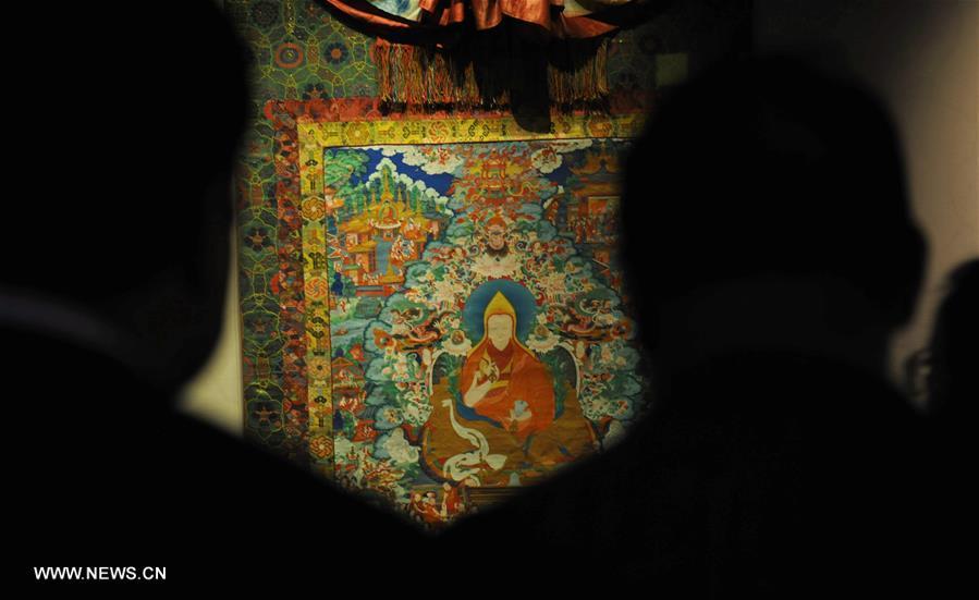 Cultural relics exhibited at Potala Palace in Lhasa(1/3)