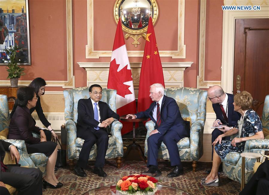 Premier Li meets Canadian governor general(1/3)