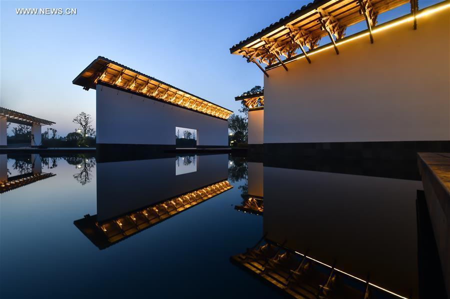 Wuzhen Internet Int'l Conference & Exhibition Center under preparation for 3rd WIC(1/8)