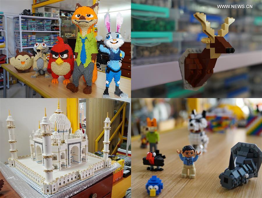 Chinese fans design original products using Lego bricks(1/9)
