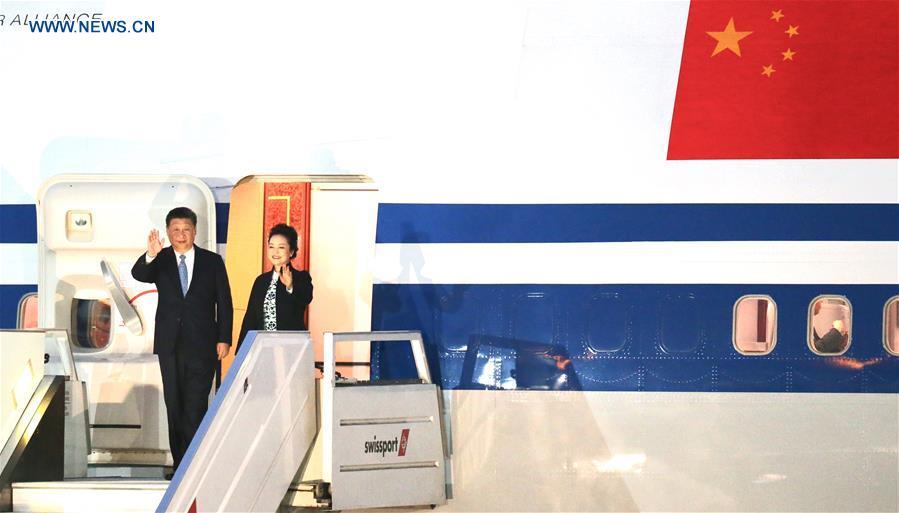 Chinese president's visit in Peru(1/11)