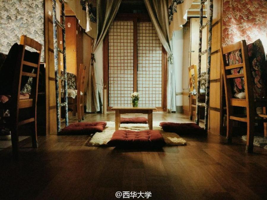 University students decorate dorm in Japanese style(1/8)