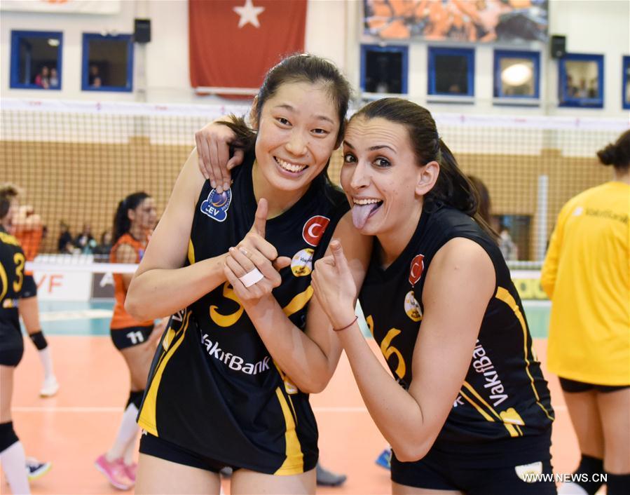 Zhu Ting leads Vakifbank to dramatic victory(1/5)