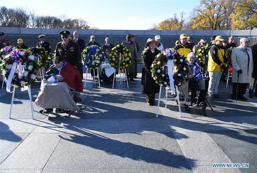 U.S. marks 75th anniversary of Japanese attack on Pearl Harbor(2/6)