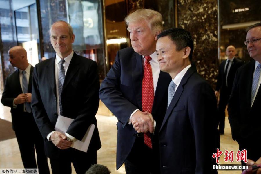 Donald Trump: 'Great meeting' with Alibaba's Jack Ma(1/2)