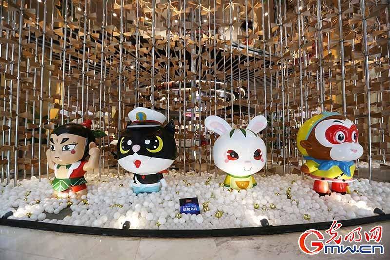 First Chinese cartoon theme shop opens in Shanghai (1/6)