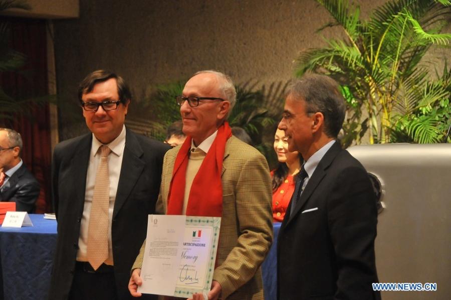 Italian Embassy in Beijing holds food tasting and award ceremony (1/7)