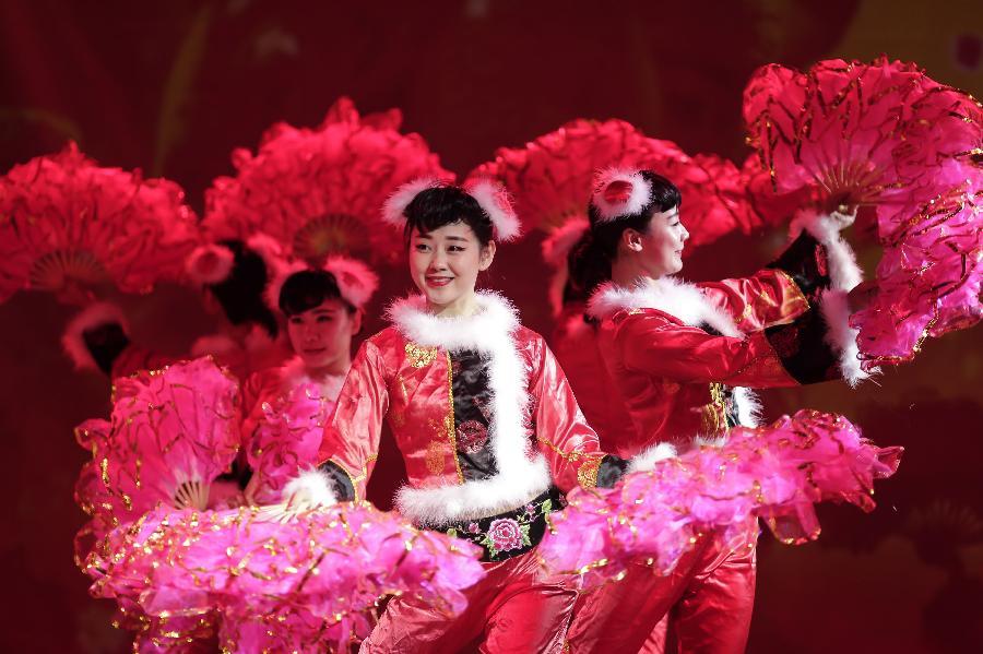 China's acrobatic troupe performs underground shows in Colombia (1/4)