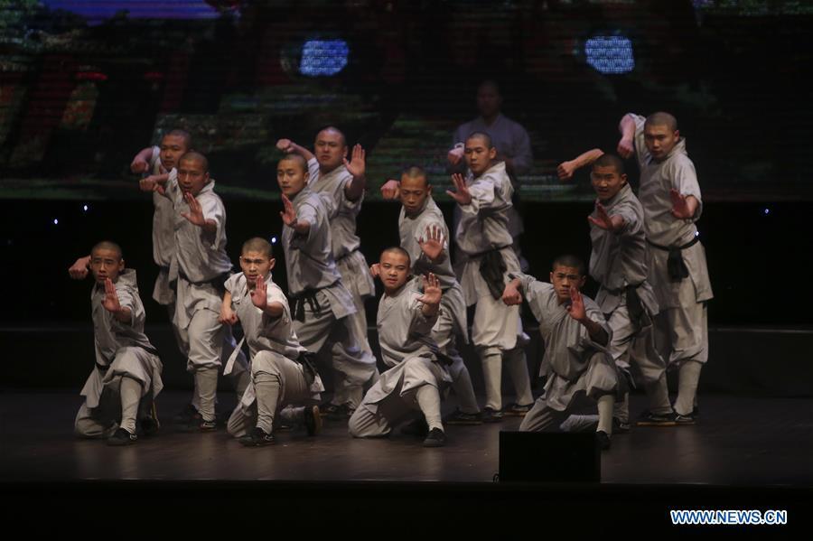 Shaolin Kung Fu performance staged in Palestine (1/5)